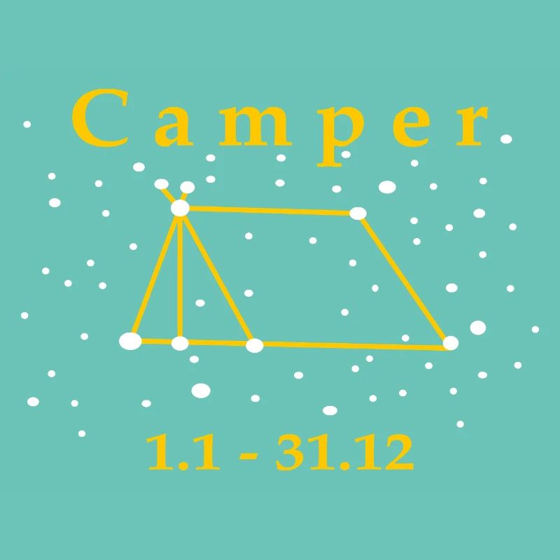Camper Camping Sternzeichen Geschenkidee