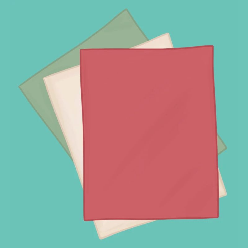 Pastel Paper Stack