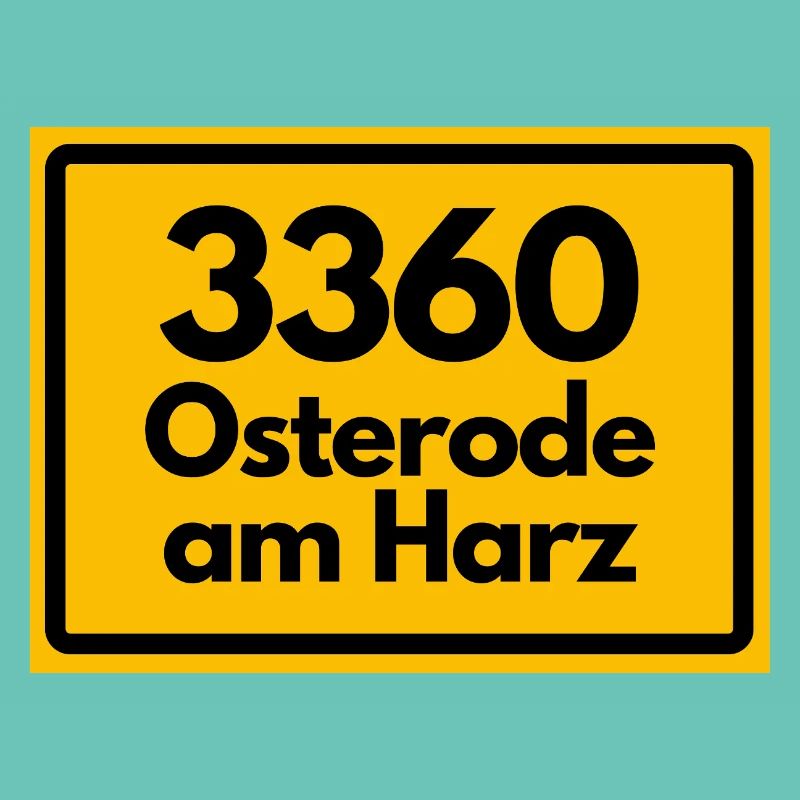 ANCIEN CODE POSTAL RETRO 3360 OSTERODE HARZ