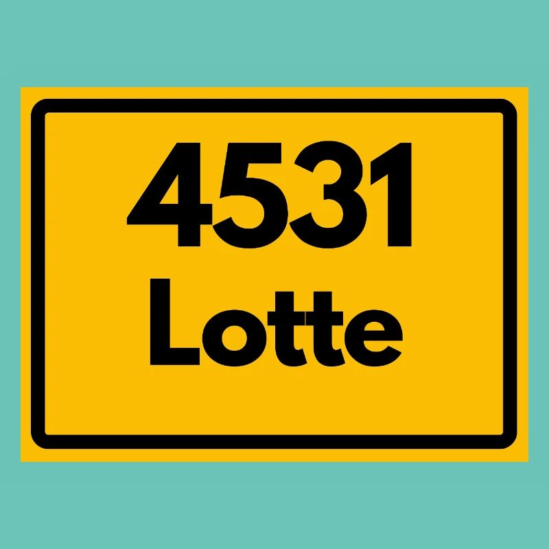 OLD POSTCODE POSTCODE RETRO 4531 LOTTE HEIMATSTOLZ