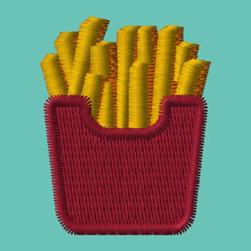 Frites brodées