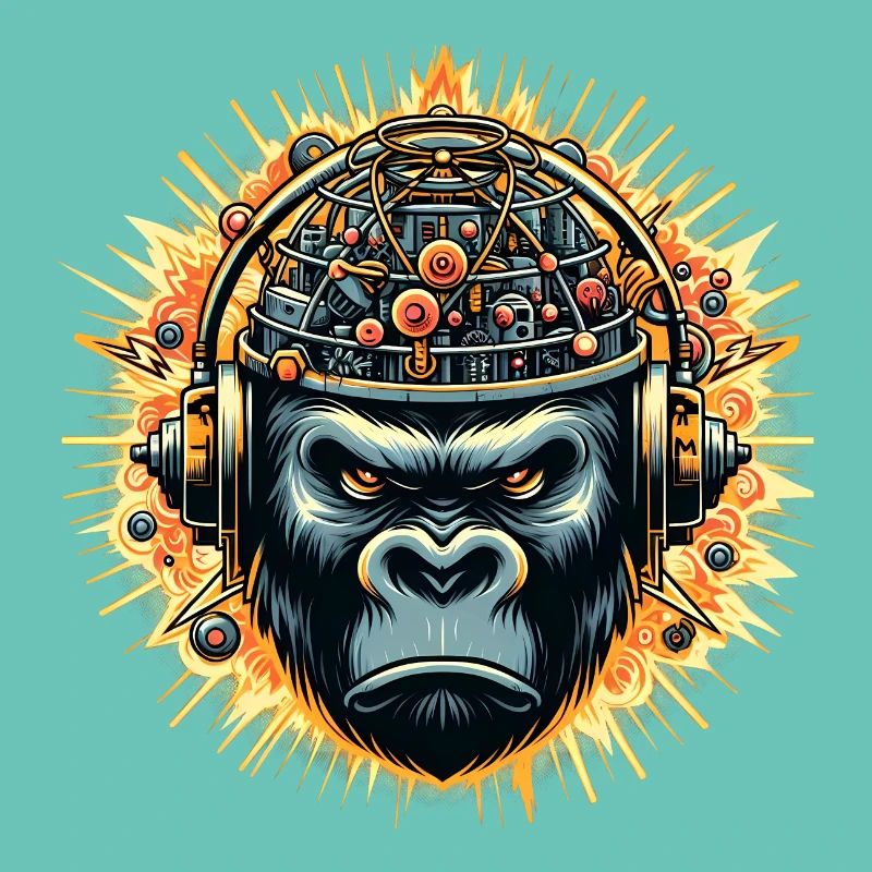 Gorilla Cybersound met Techno Head