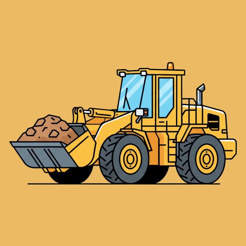 Wheel loader construction machine