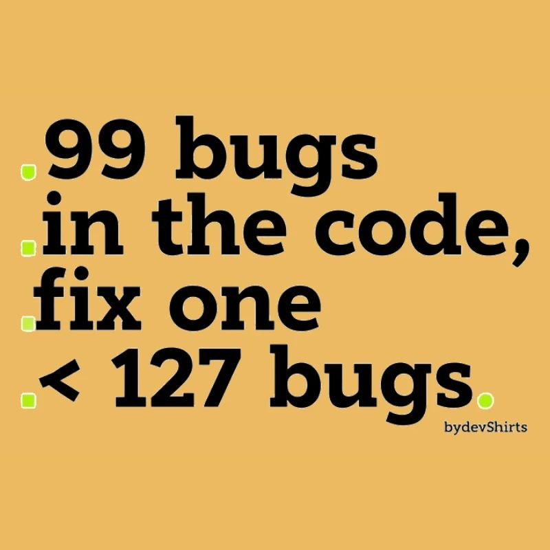 99 bugs dans le code à corriger