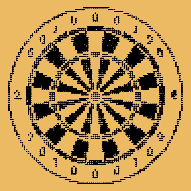 Jeu de fléchettes Pixel Graphique
