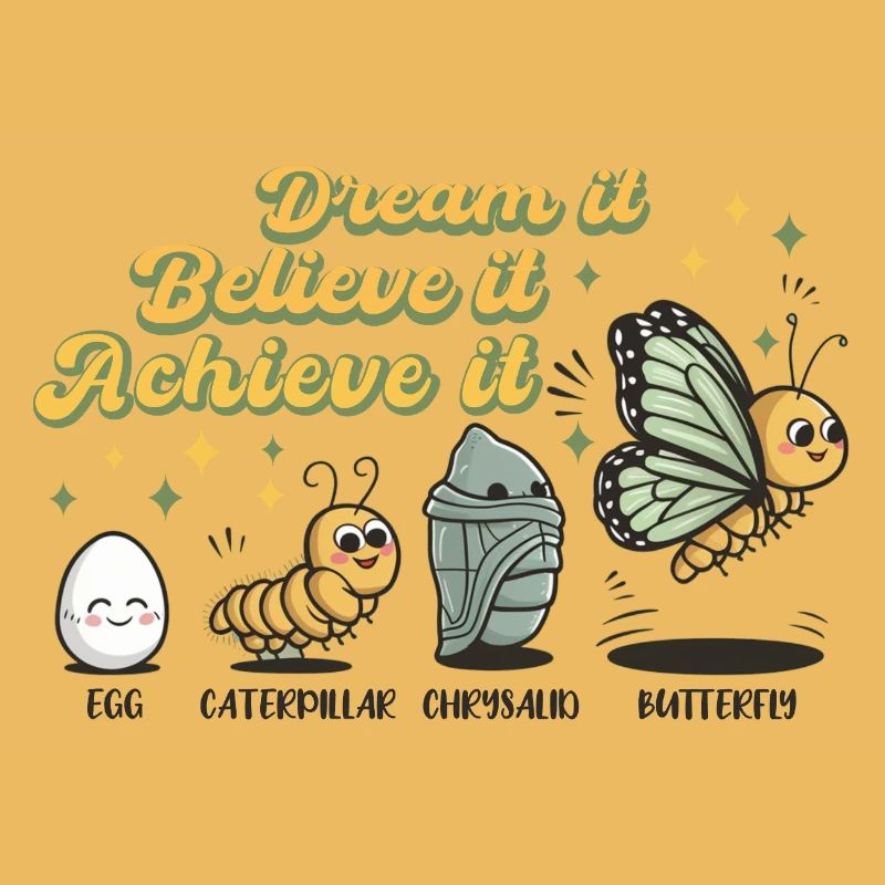 Chenille Butterfly School Evolution Gift