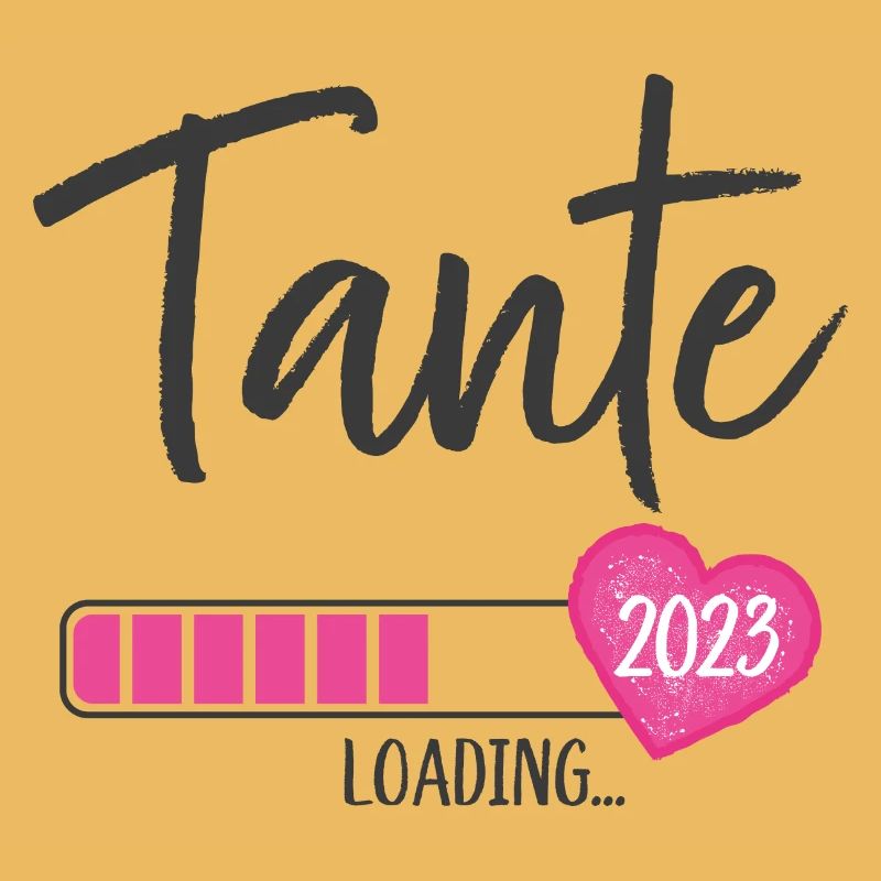 Tante Loading 2023 Herz Nichte Mädchen