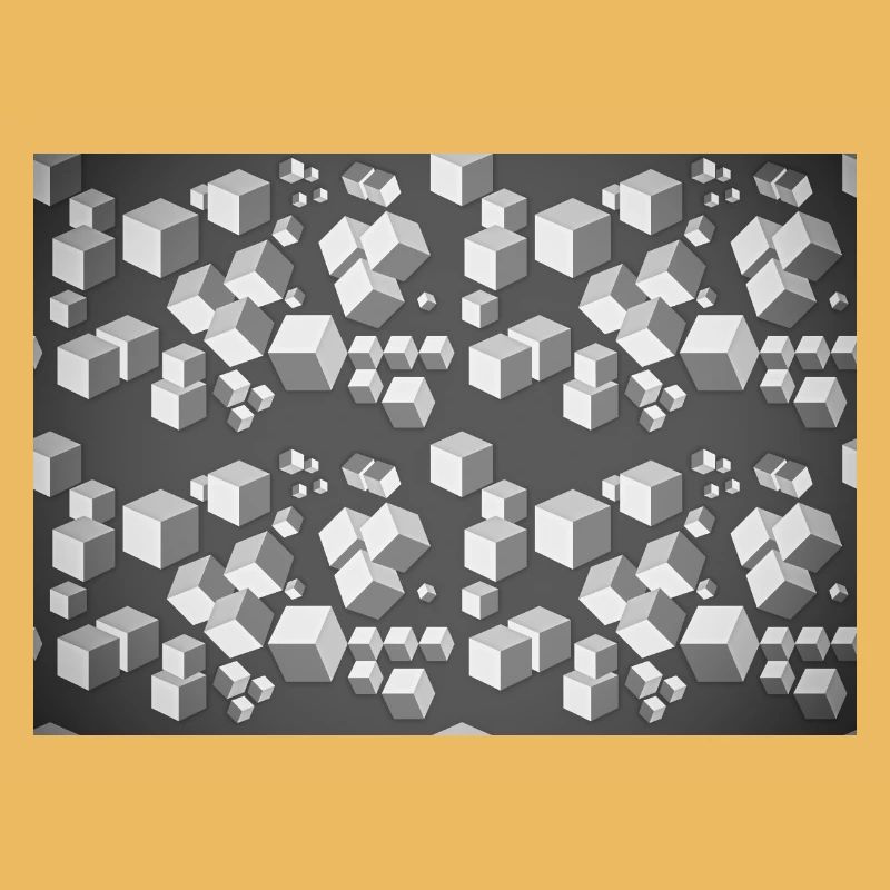Deco pattern grey-white