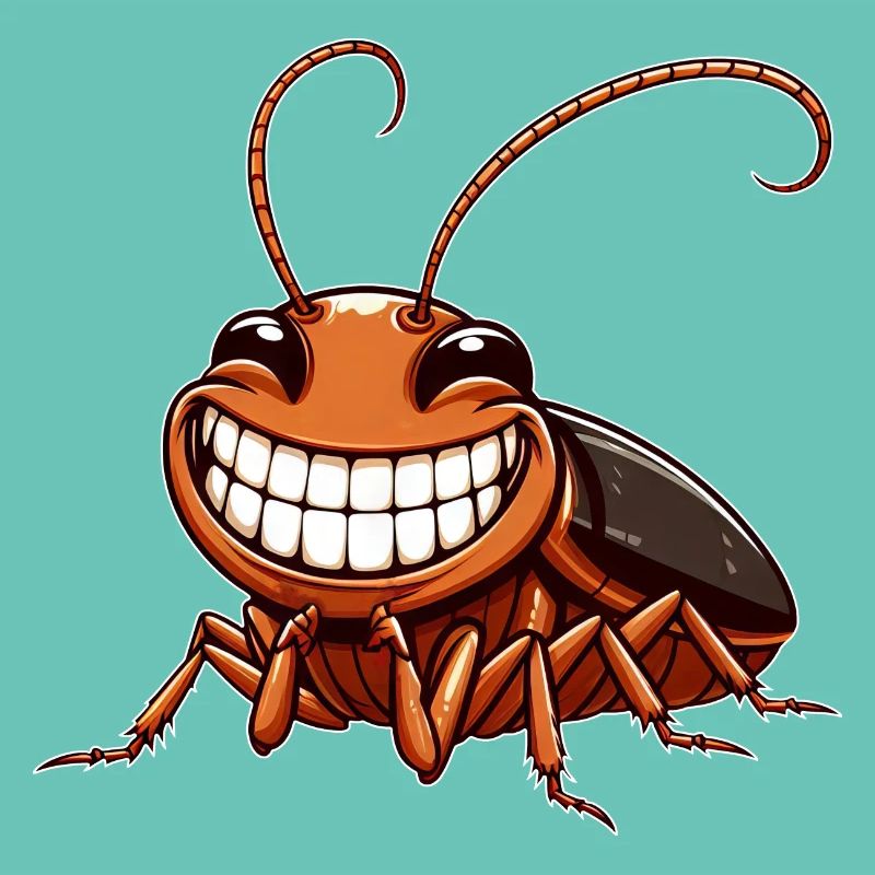 Cute Cockroach Cockroach Comic Cartoon
