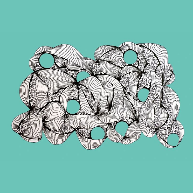 Lined Leaf Weave Pattern