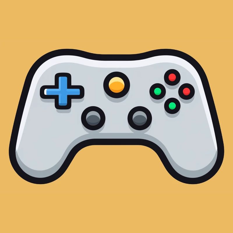 Gamepad Logo, Controller, Retro Console