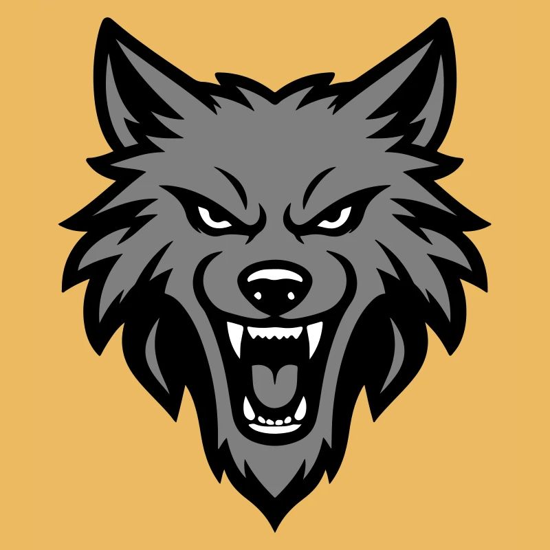 Wolf Kopf Logo