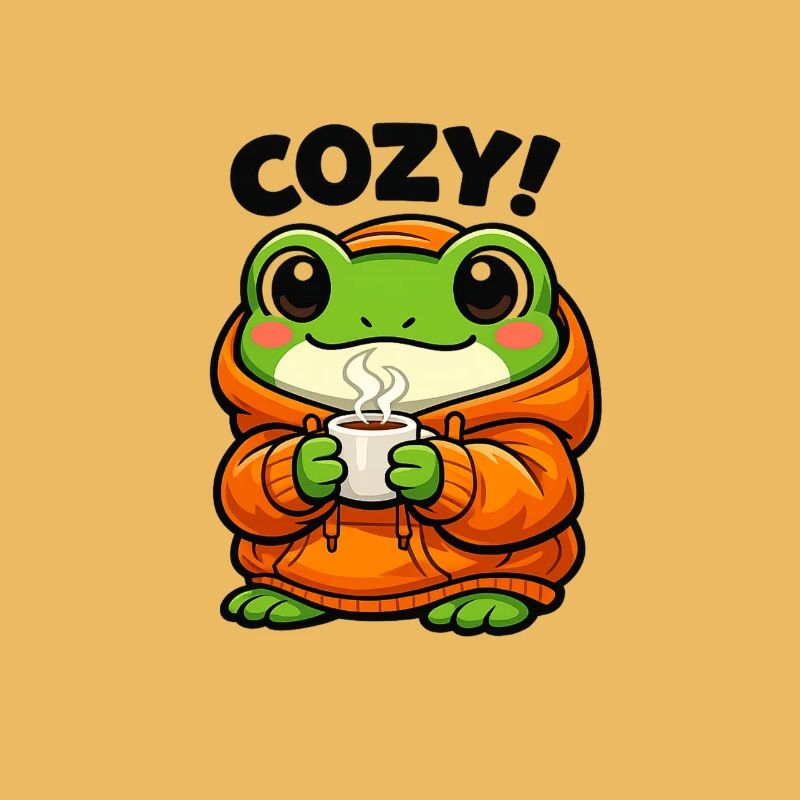 Sweat à capuche Pullover Grenouille Douillet
