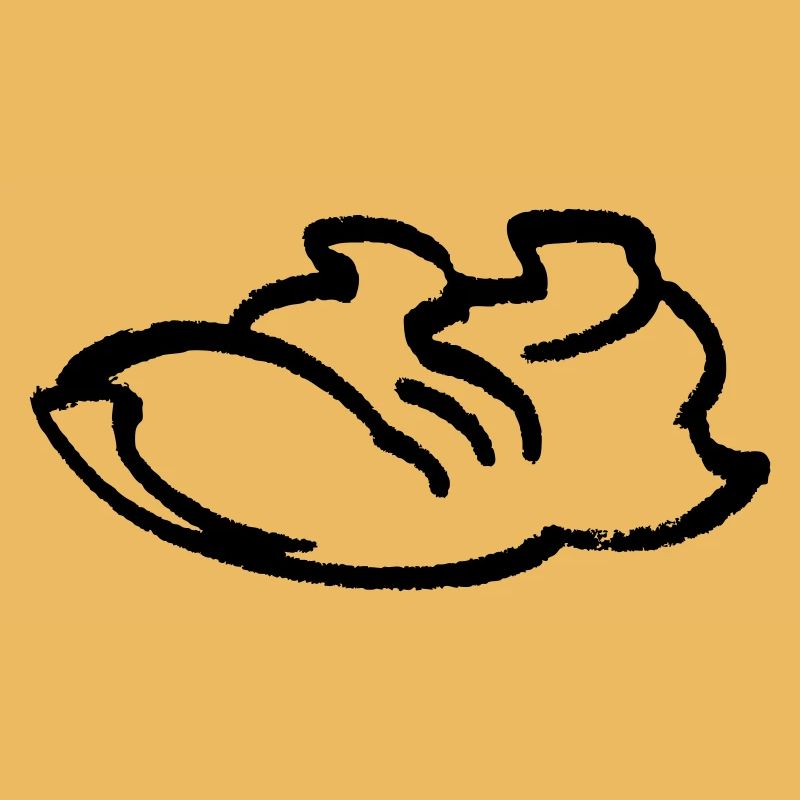 Contour de la chaussure de course