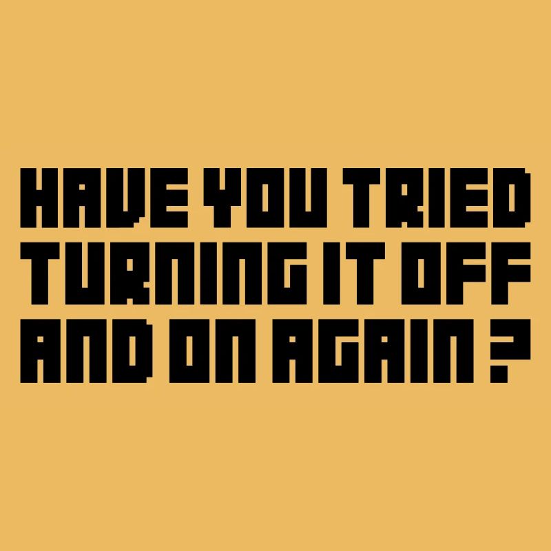 Turning It Off – Nerdiges Computer Statemen