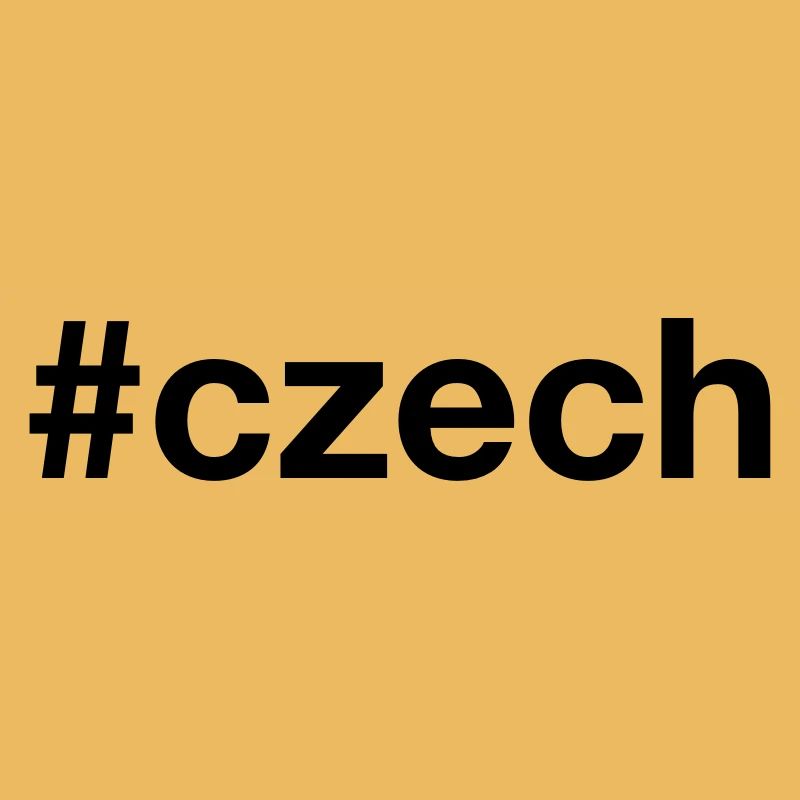 TCHÈQUE Hashtag République tchèque tchèque