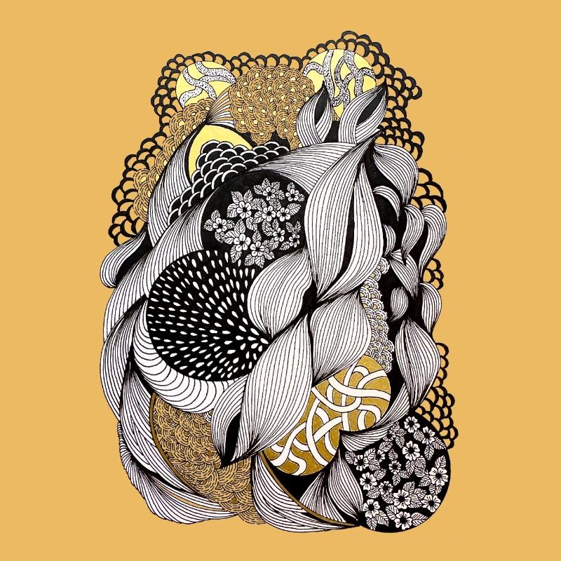 Intertwined Flower Pattern