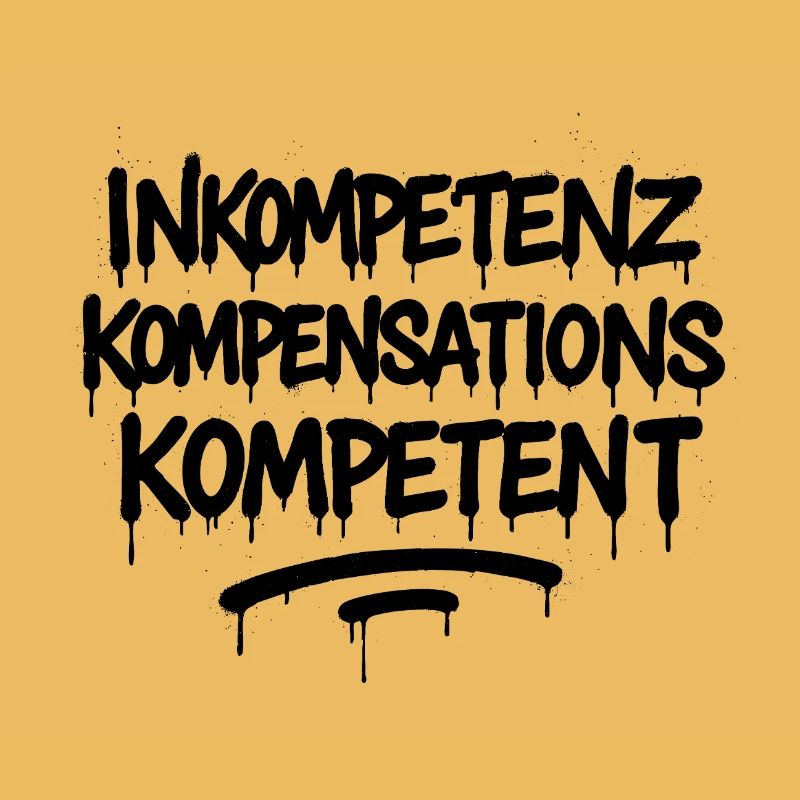 Inkompetenz Kompensations Kompetenz – Büro Spruch
