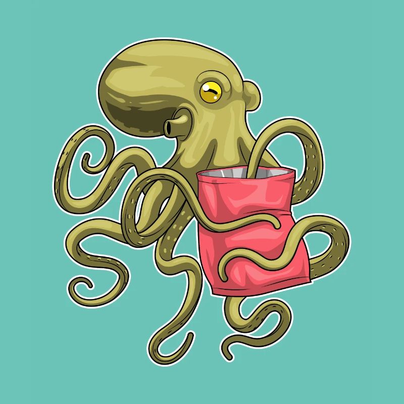 Sac de chips Octopus