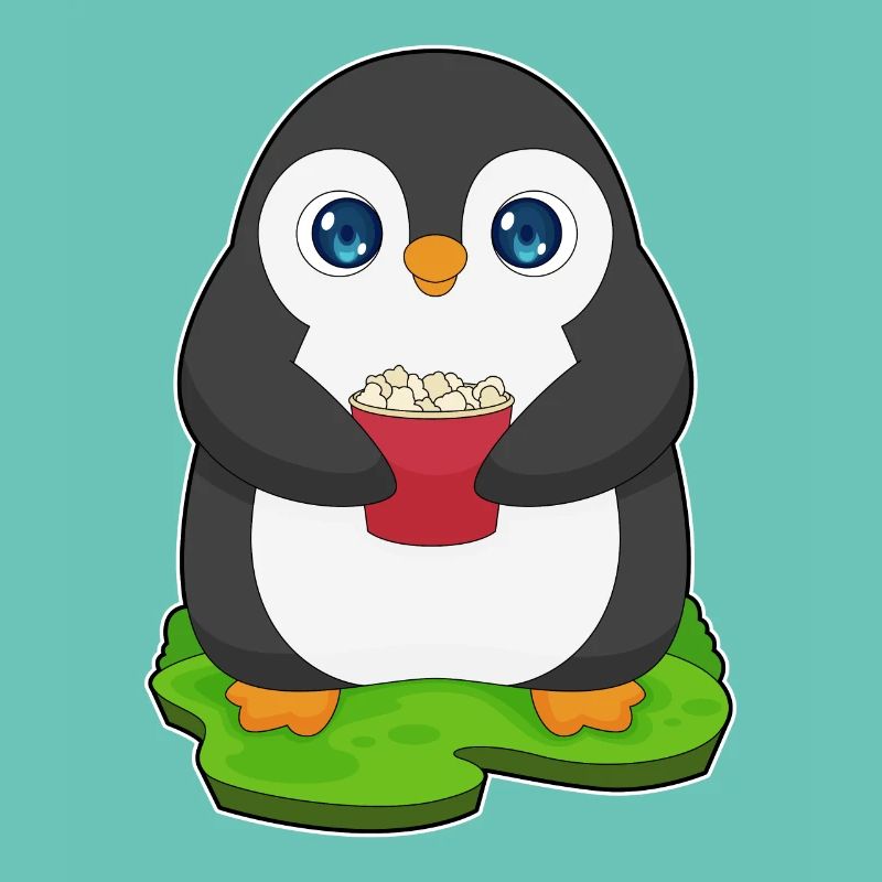 Pop-corn pingouin