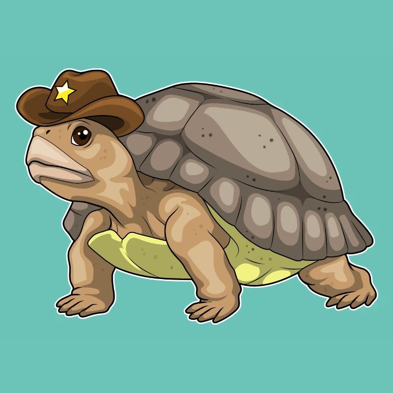 Turtle Sheriff Sheriff's Hat
