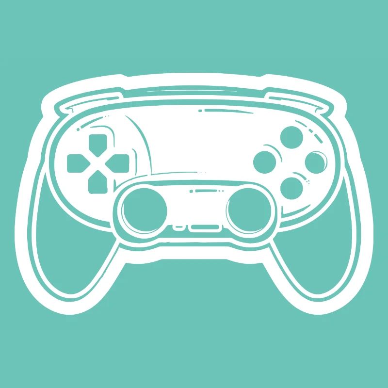 Dessin de manette de jeu vidéo
