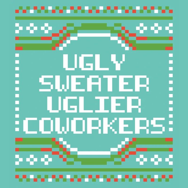 Pull de Noël moche de bureau Pull humoristique de bureau