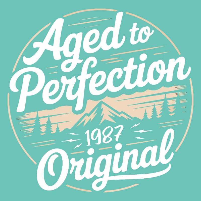 Vintage 1987 Né Rétro Original 1987