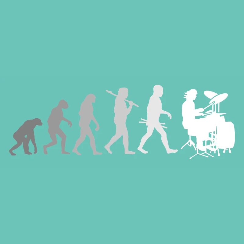 Evolution de la chemise Drums Drummer