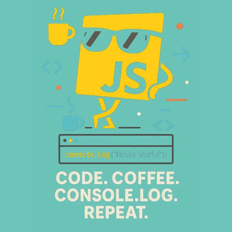 Code Coffee Console.log Repeat JavaScript Program