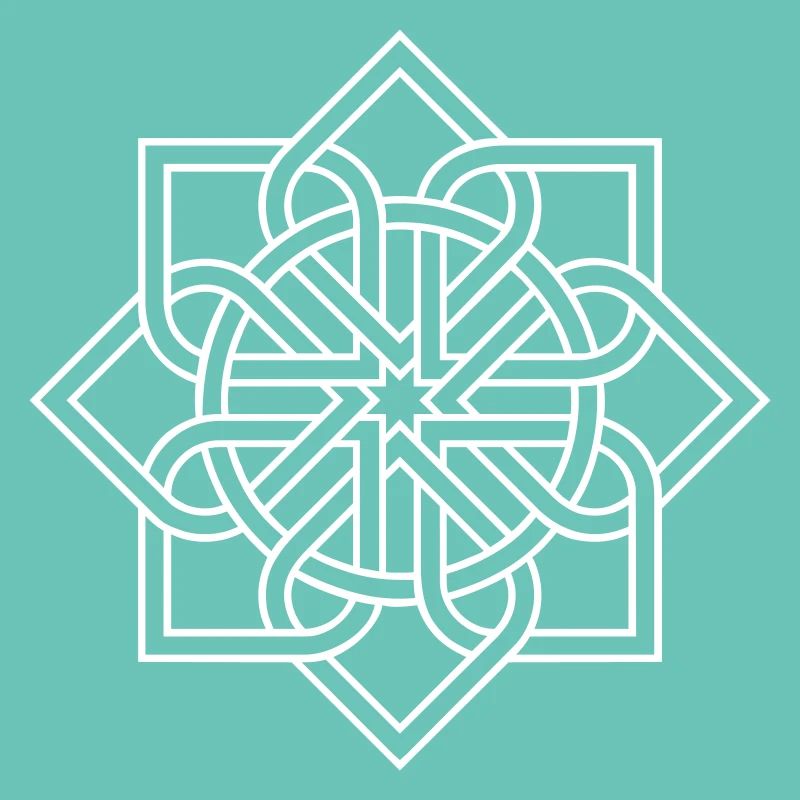 Mandala fleur fleur flocon de neige