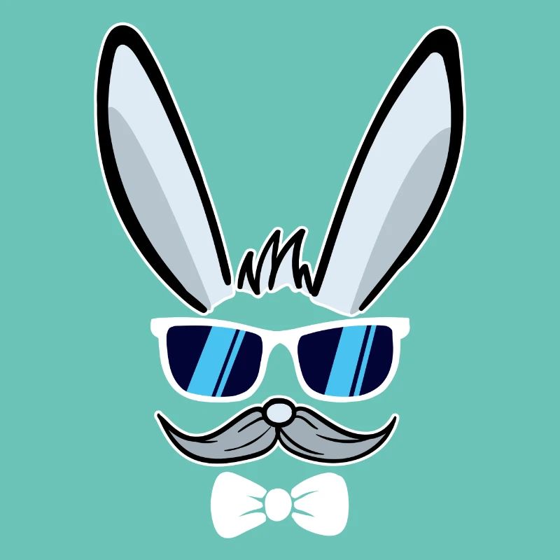 He | Easter bunny face Easter bunny Happy Easter