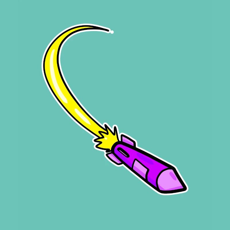 Fusée violette
