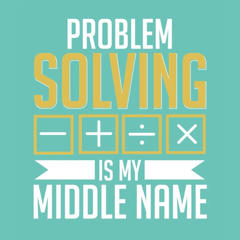 Mathe Mathelehrer Problem Solving My Middle Name