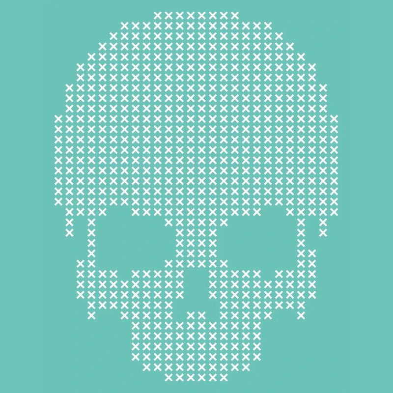 Points de crâne géométriques à points