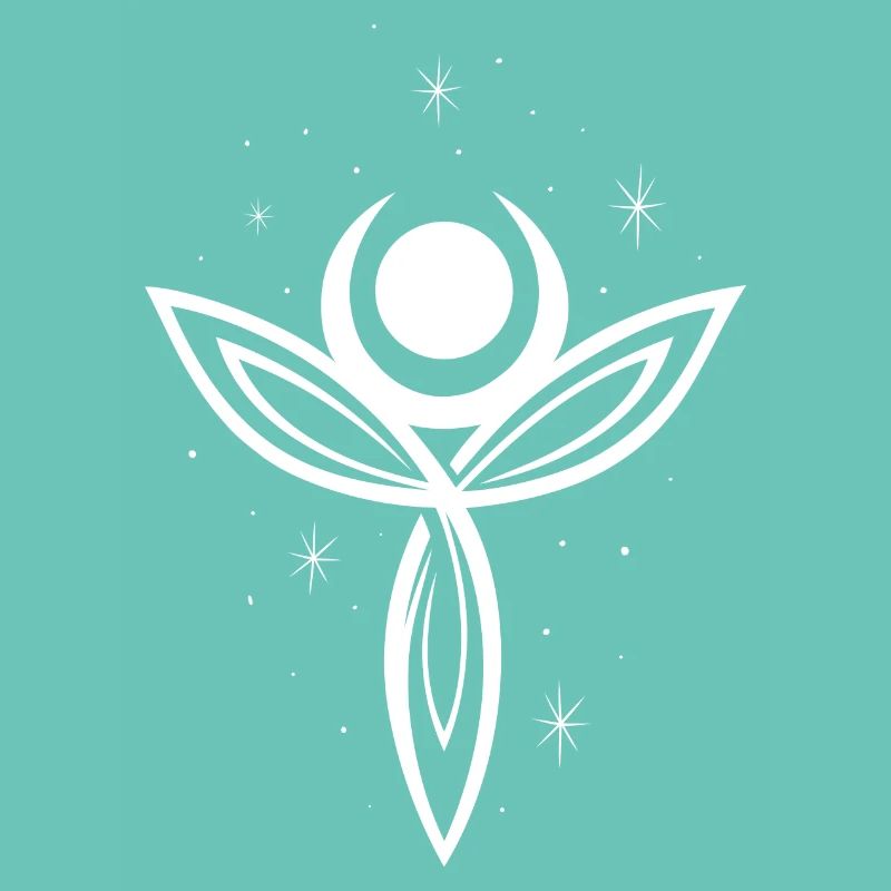 Déesse Lune Déesse Trinity Triquetra