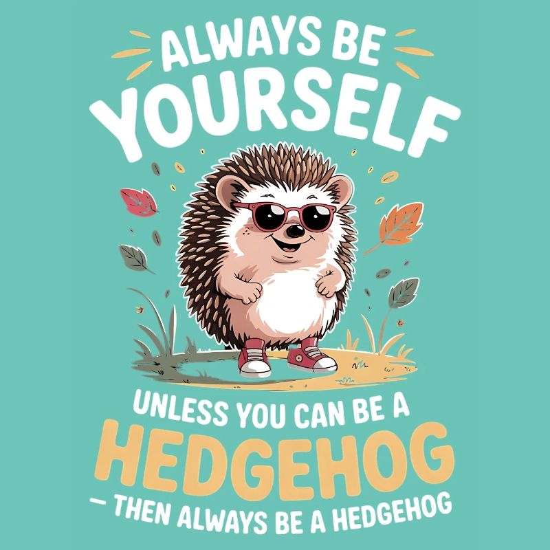 Sei immer du selbst, es sei denn, du kannst ein Igel sein.