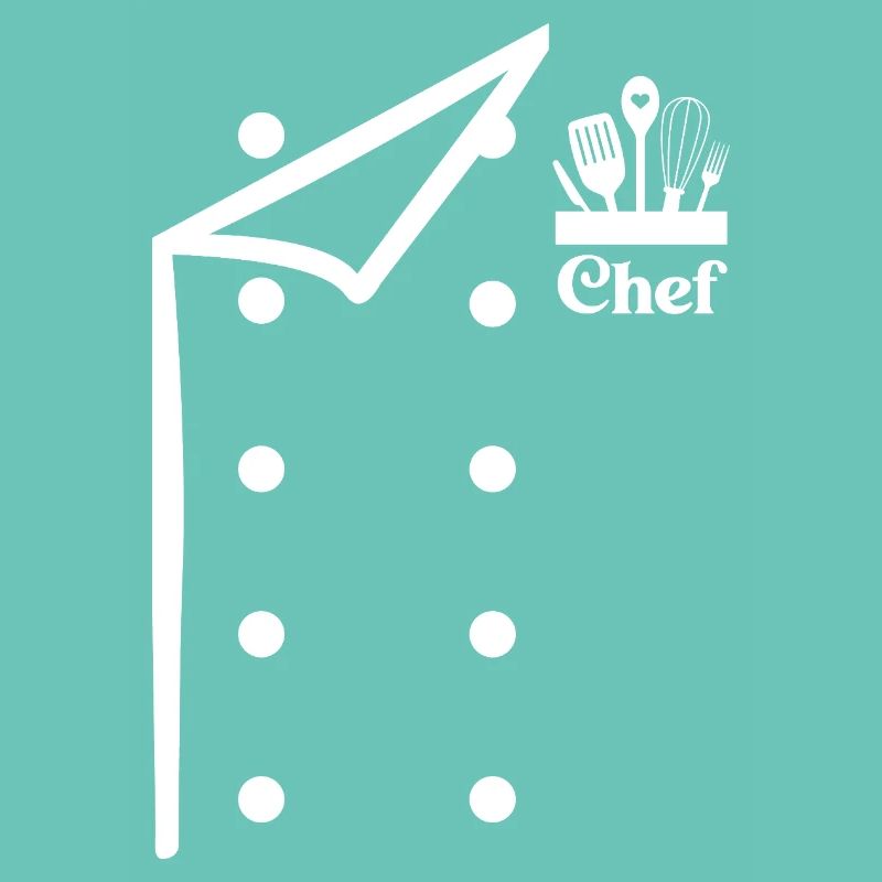 Funny Chef Head Chef Baker Chef Uniform With Tools