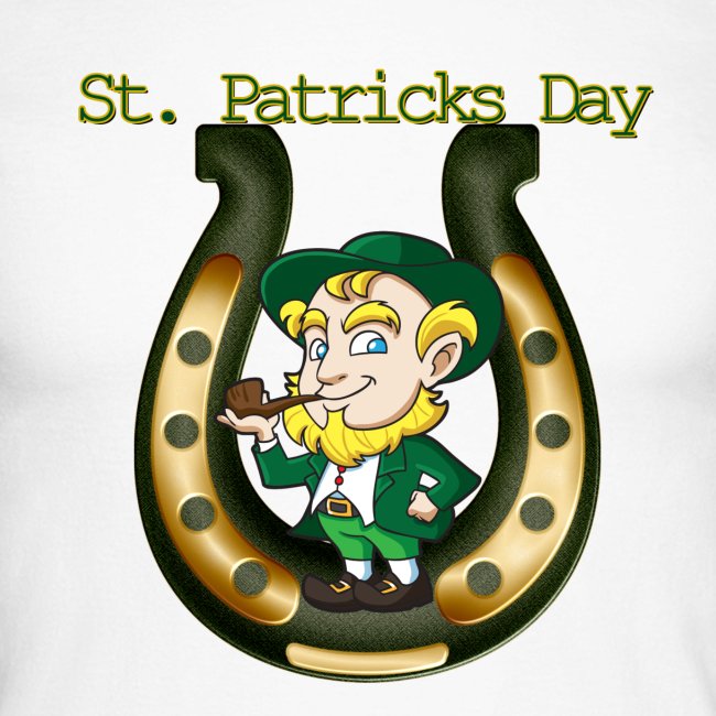 St Patricks Day Irish Lucky Horse Shoe leprechaun