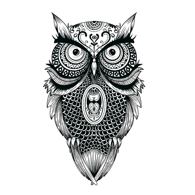 Mandala Eule