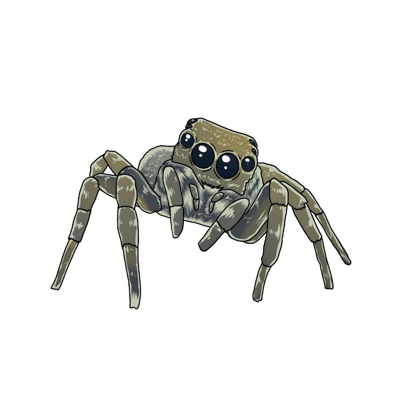 Horror Spider Phobia Panic Spider Halloween