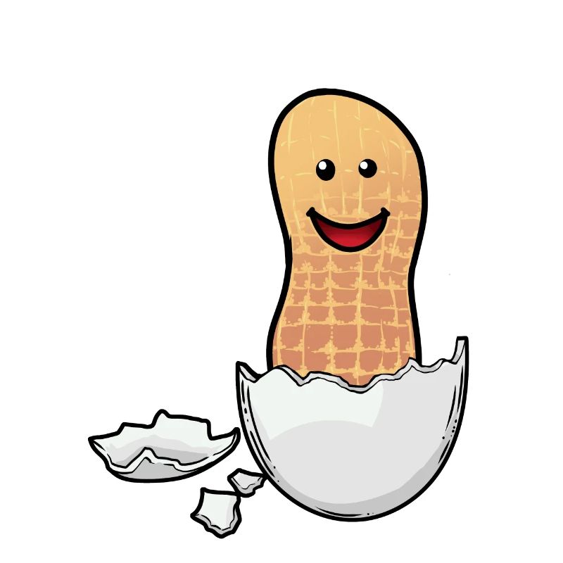 Peanut Baby EggShell Fantasy Happy Easter Egg