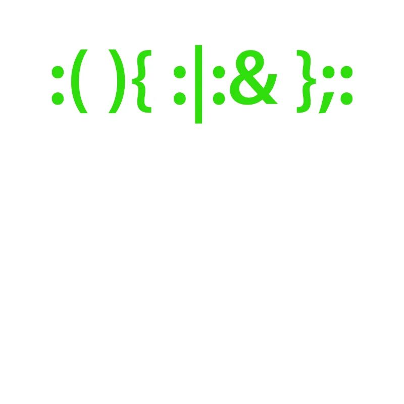 Bash Fork Bomb Shirt for Linux Unix Geeks