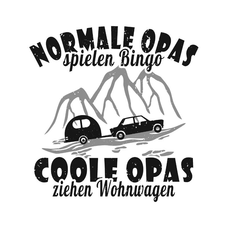 Ferien Urlaub Wohnwagen Camping Opa