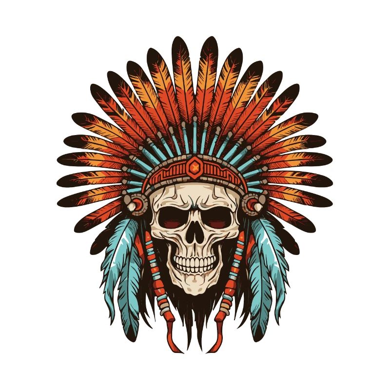Crâne de chef indien Apache