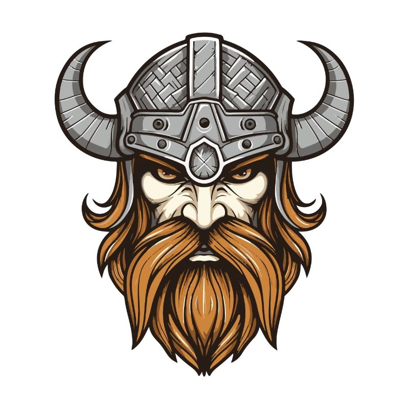 Wikinger Krieger Valhalla Kopf