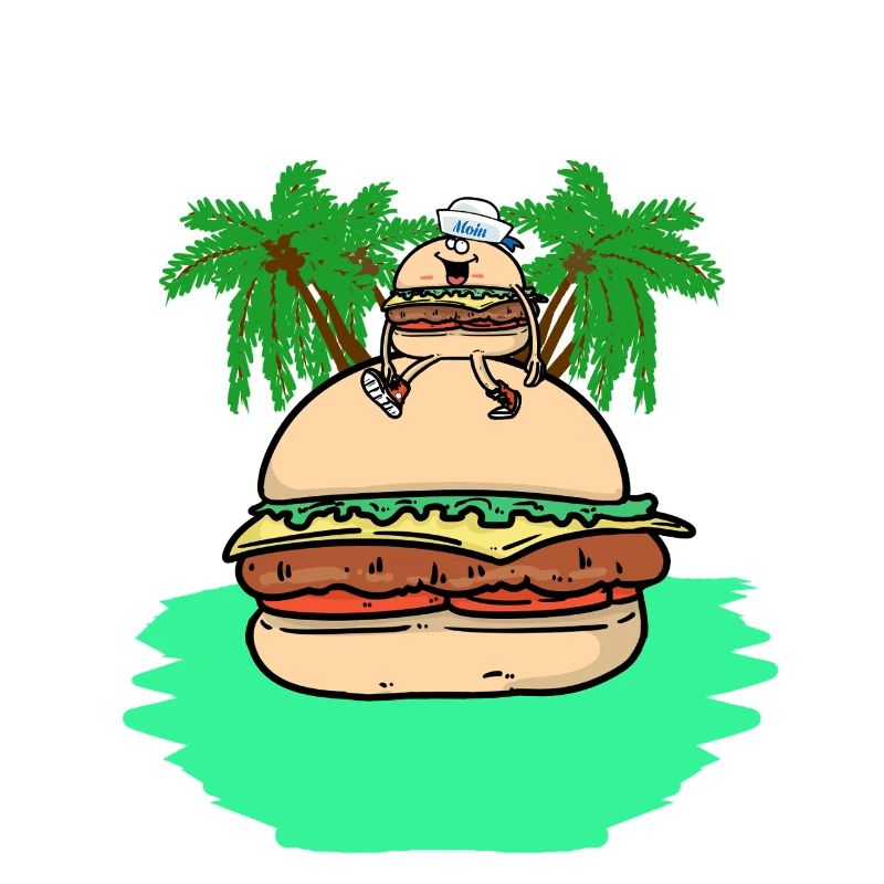 Burger Abenteuer Urlaub Insel Karibik