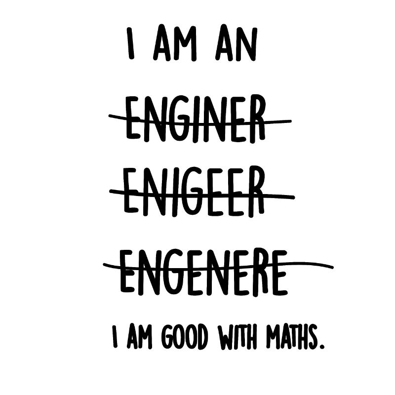 Funny engineer student math physics gift