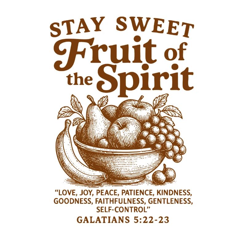 Fruit de l’ Conception de versets bibliques