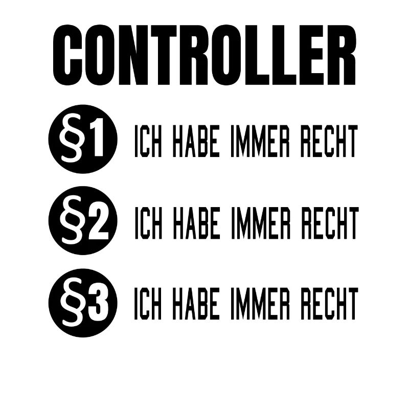 Controller Controlling Business Administration Gift Idea